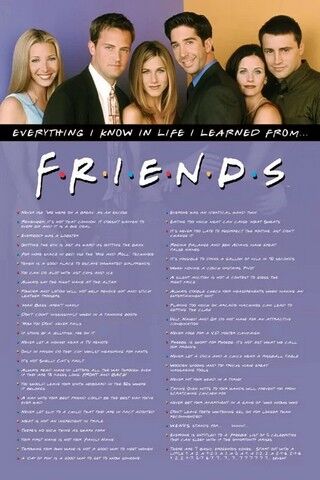 Friends - Everything I Know (Постер) - фото 1