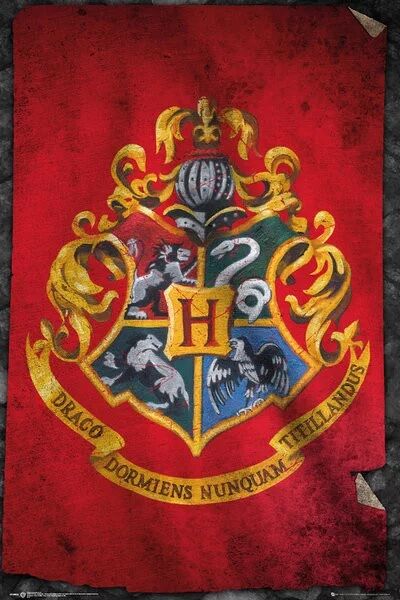 Harry Potter - Hogwarts Flag (Постер) - Открытки Календари Плакаты
