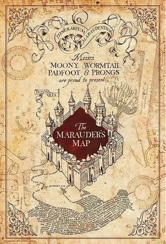 Harry Potter - Maurauders Map (Постер) - фото 1