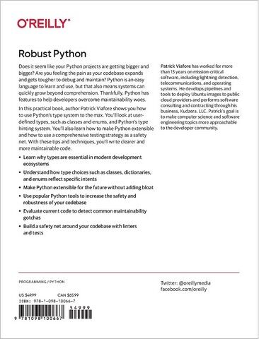 Robust Python: Write Clean and Maintainable Code. 1st Ed. - фото 2