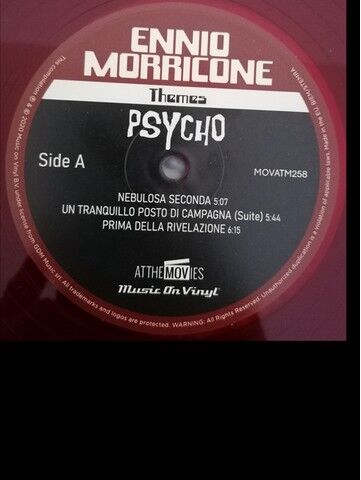 Ennio Morricone – Psycho (Deluxe Edition, Limited Edition, Numbered, Translucent Red)  (Vinyl) - фото 4