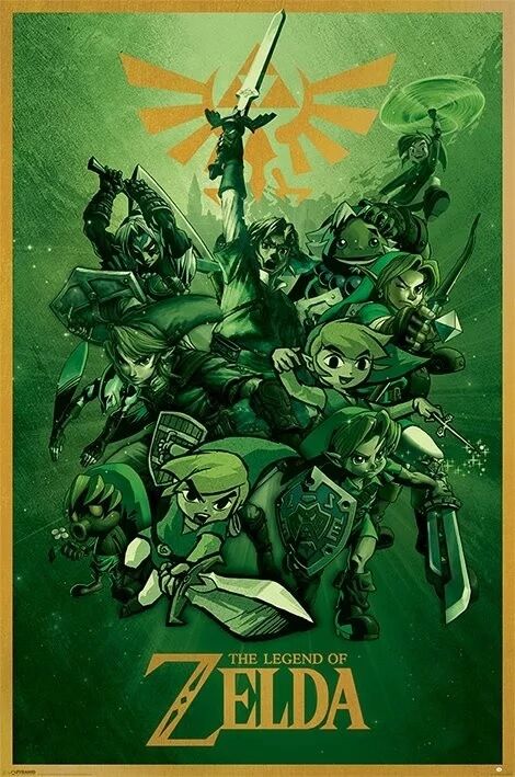 Legend Of Zelda - Link (Постер)