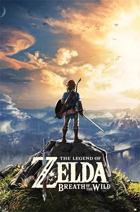 Legend Of Zelda Breath Of The Wild - Sunset (Постер)