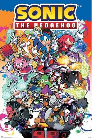 Sonic The Hedgehog - Sonic Comic Characters (Постер) - фото 1