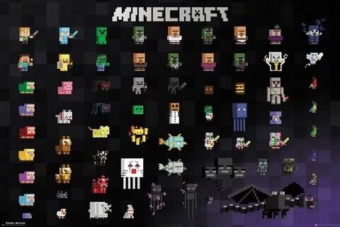 Minecraft - Pixel Sprites (Постер) - фото 1