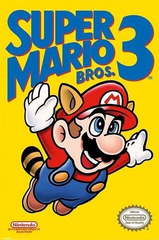 Super Mario Bros 3 - Nes Cover (Постер) - фото 1