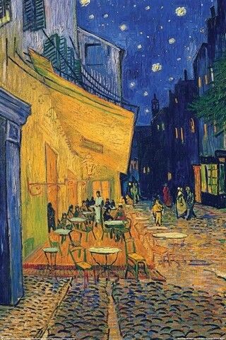 Vincent Van Gogh - Cafe Terrace at Night (Постер) - фото 1