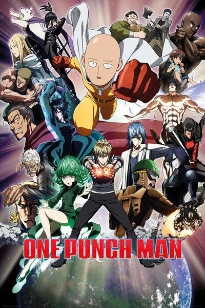 One Punch Man - Collage (Постер)