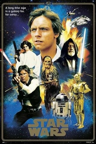 Star Wars - 40th Anniversary Heroes (Постер) - фото 1