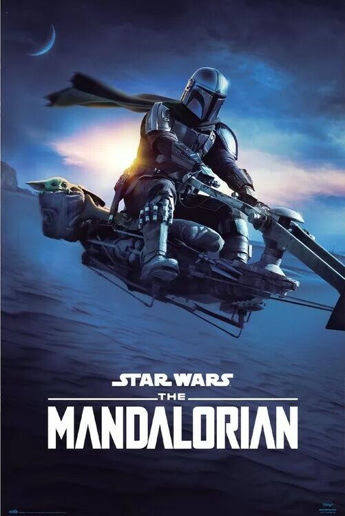 Star Wars The Mandalorian - Speeder Bike 2 (Постер)