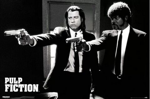 Pulp Fiction - Guns B&W (Постер) - фото 1