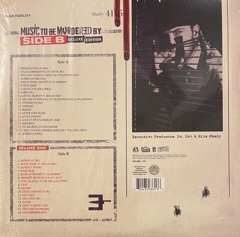 
Eminem, Slim Shady – Music To Be Murdered By (Side B) (4LP, Deluxe Edition, Limited Edition, Grey, Box-set) - фото 2