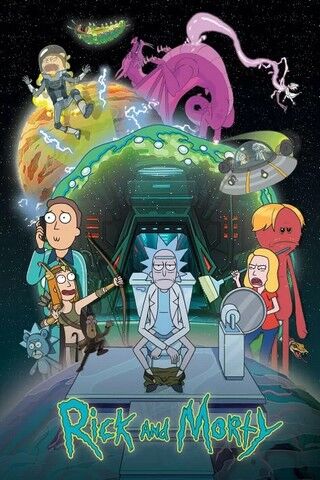 Rick and Morty - Toilet Adventure (Постер) - фото 1
