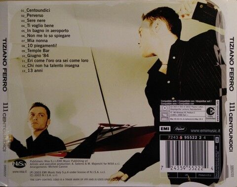 Tiziano Ferro – 111 Centoundici (CD) - фото 2