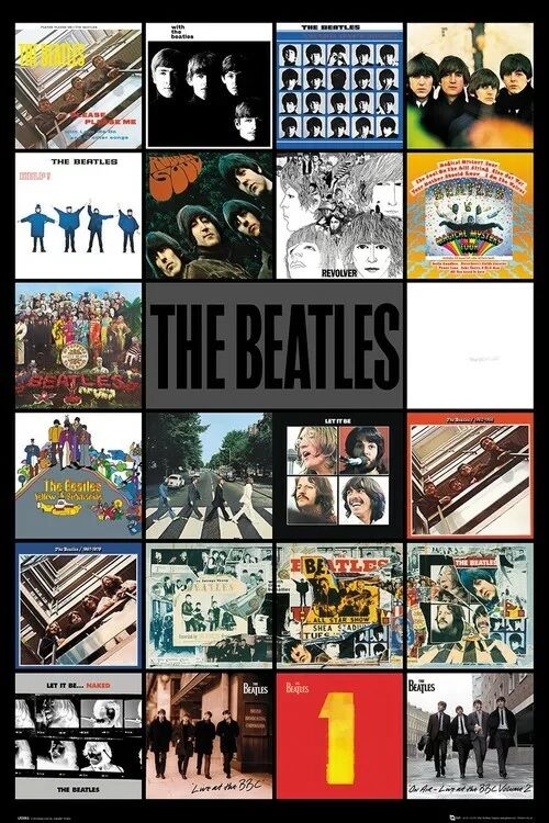 Beatles - Albums (Постер) - Открытки Календари Плакаты