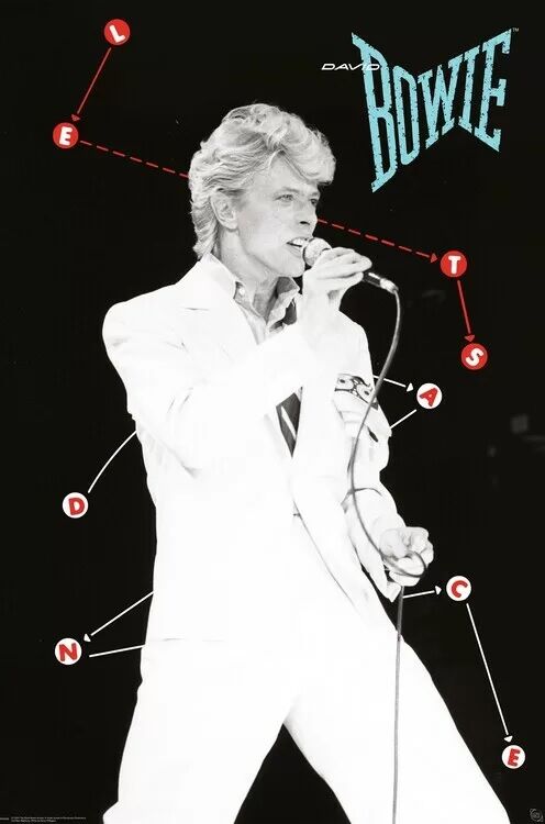 David Bowie - Let‘s Dance (Постер)
