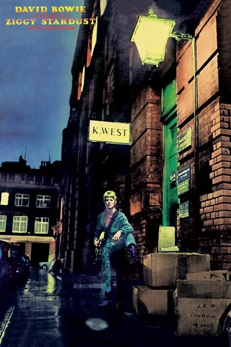 David Bowie - Ziggy Stardust (Постер)