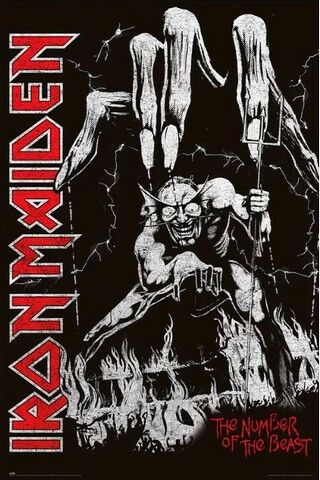 Iron Maiden - Number of Beast (Постер) - фото 1