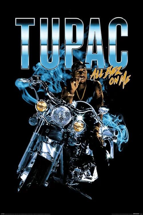 Tupac Shakur - All Eyez Motorcycle (Постер) - Музыкальные группы