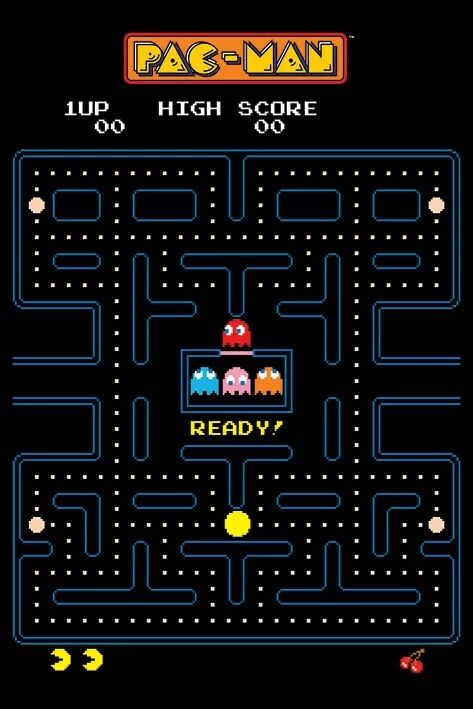 Pac-Man - Maze (Постер) - Игры