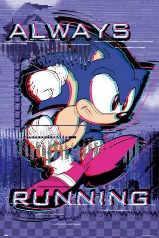 Sonic the Hedgehog - Always Runnig (Постер) - фото 1
