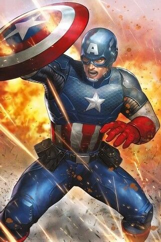 Marvel - Captain America - Under Fire (Постер) - фото 1