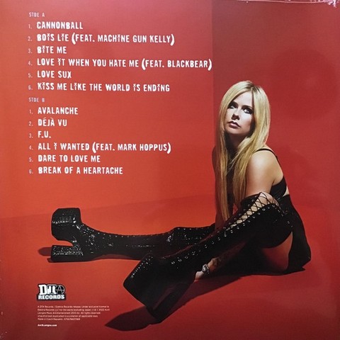 Avril Lavigne – Love Sux (Red Translucent Vinyl) - фото 2