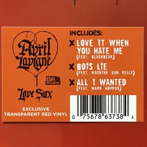 Avril Lavigne – Love Sux (Red Translucent Vinyl) - фото 3