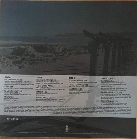 Kyuss – Muchas Gracias: The Best Of Kyuss (Limited Edition, Numbered, Reissue, Blue Translucent Vinyl) - фото 2