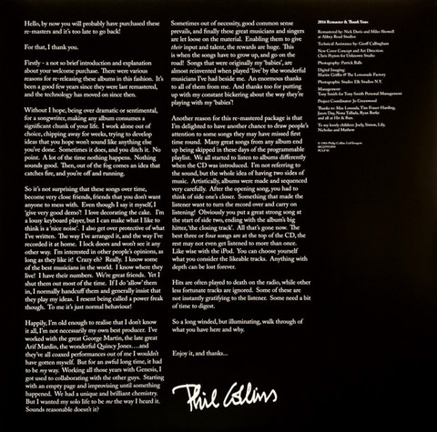 Phil Collins – No Jacket Required (Remastered, 180 gram Vinyl) - фото 6