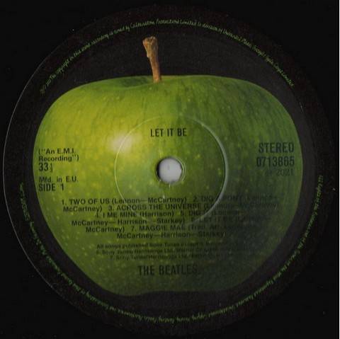 The Beatles – Let It Be (Vinyl, LP, Album, Reissue, Stereo, Remix) - фото 4
