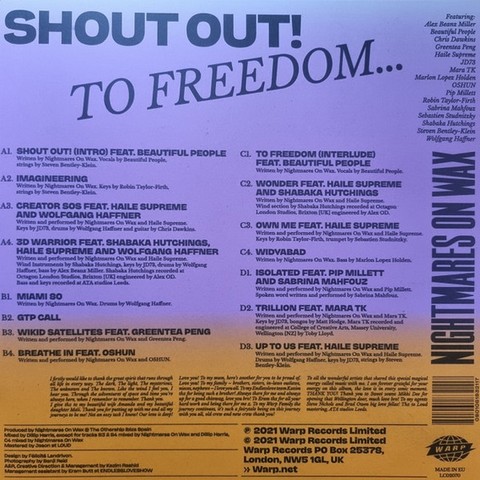Nightmares On Wax – Shout Out! To Freedom... (Vinyl, LP, Album, Blue Transparent) - фото 2