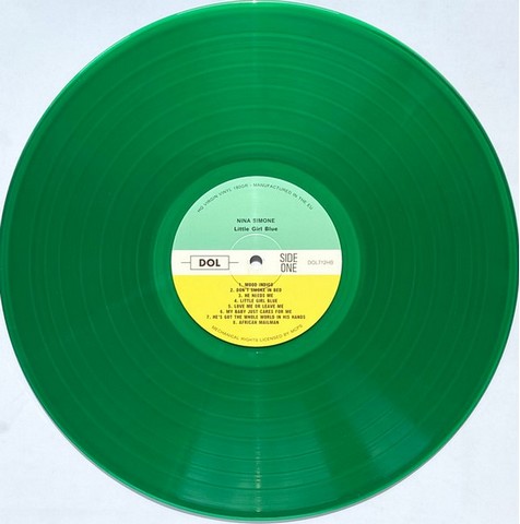 Nina Simone – Little Girl Blue (LP, Album, Reissue, Transparent Green Vinyl) - фото 4