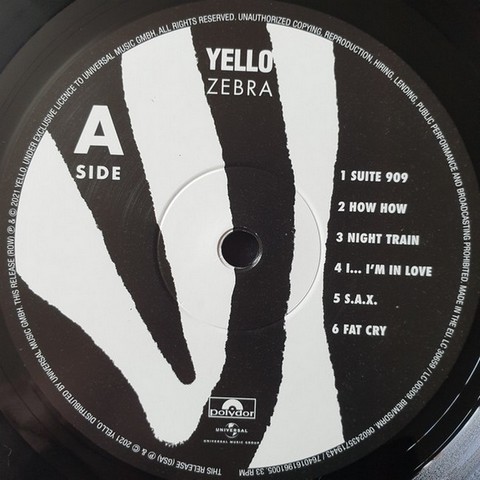 Yello – Zebra (Vinyl) - фото 3