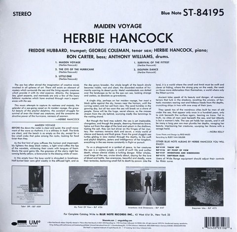 Herbie Hancock – Maiden Voyage (Vinyl) - фото 2