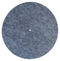 Grey Turntable Mat Slipmat Audiophile 12'' in Platter Vinyl Record Players Anti-Vibr 77HA