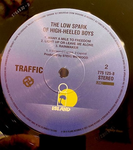 Traffic – The Low Spark Of High Heeled Boys (Vinyl) - фото 3