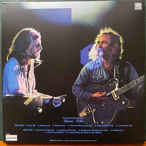 David Crosby & Graham Nash – Wind On The Water (Vinyl) - фото 2