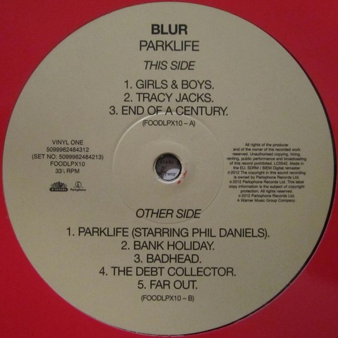 Blur – Parklife (2LP, Reissue, Remastered, Repress, Gatefold Vinyl) - фото 5