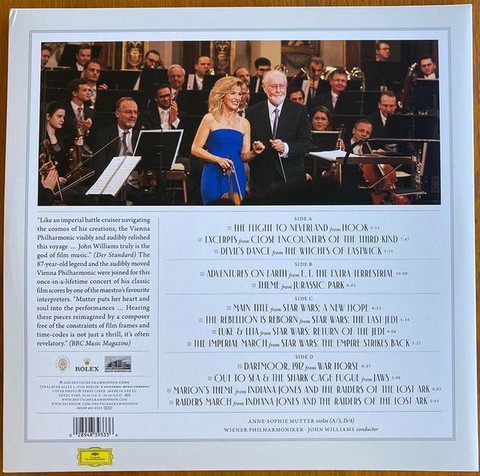 John Williams, Anne-Sophie Mutter, Wiener Philharmoniker – John Williams In Vienna (Vinyl) - фото 2