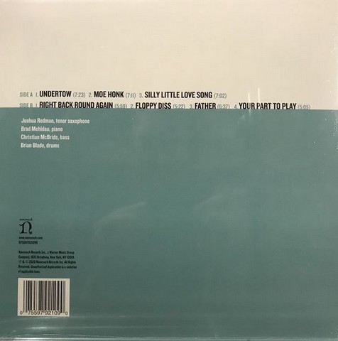 Redman, Mehldau, McBride, Blade – RoundAgain (Vinyl) - фото 2