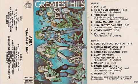 ABBA – Greatest Hits (Cassette) - фото 2