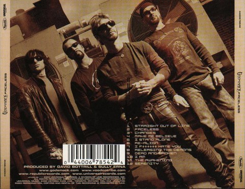 Godsmack – Faceless (Enhanced CD) - фото 2