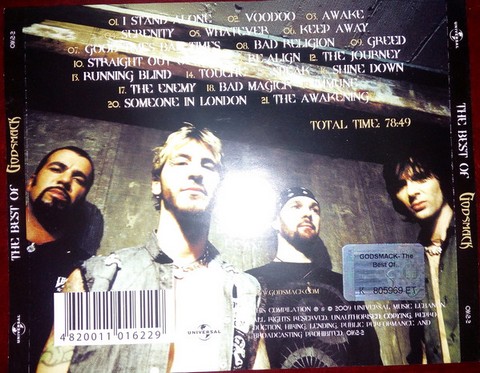 Godsmack – The Best Of (Compilation, Partially Unofficial CD) - фото 4