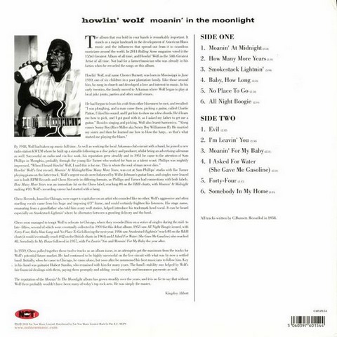 Howlin Wolf – Moanin In The Moonlight (Vinyl) - фото 2
