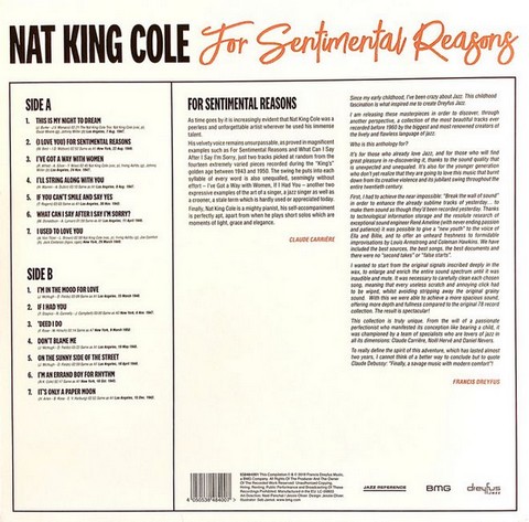 Nat King Cole – For Sentimental Reasons (Vinyl) - фото 2