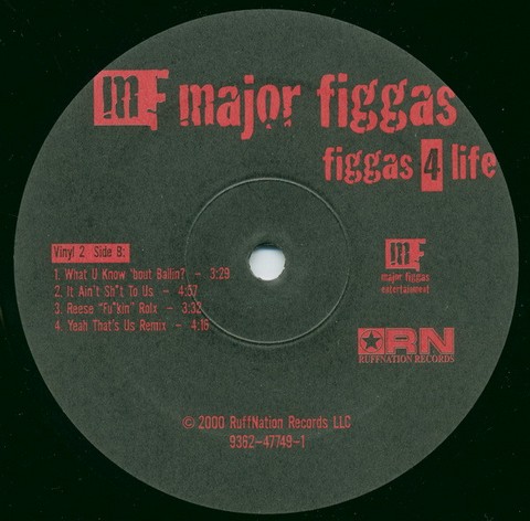 Major Figgas – Figgas 4 Life (2LP , Album , Vinyl) - фото 3