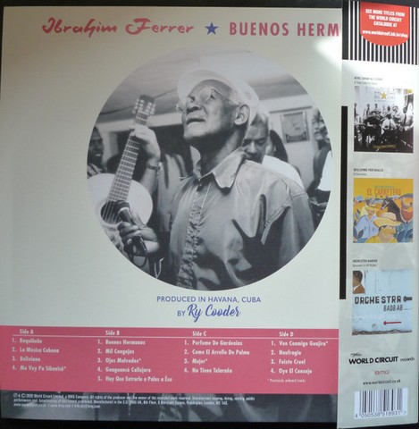 Ibrahim Ferrer – Buenos Hermanos (2LP, Reissue, Remastered, Special Edition Vinyl) - фото 2