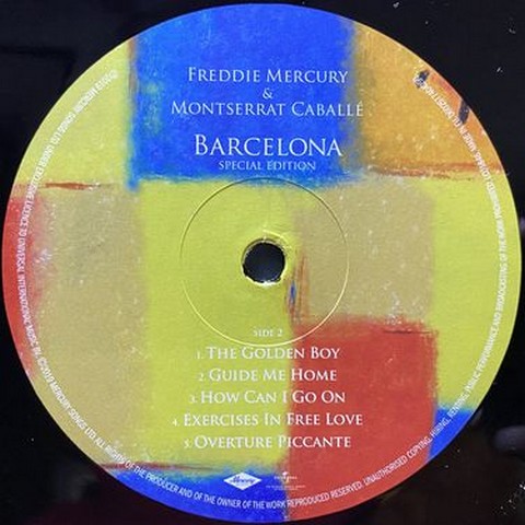 Freddie Mercury and Montserrat Caballe - Barcelona (Vinyl) - фото 5