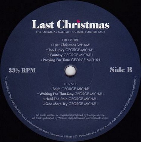 George Michael & Wham! – Last Christmas (The Original Motion Picture Soundtrack) (2LP, Compilation, Gatefold, Vinyl) - фото 9